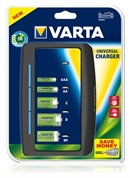 Varta Universal oplader på 5 timer - Oplader AAA, AA, C, D og 9 V batterier 